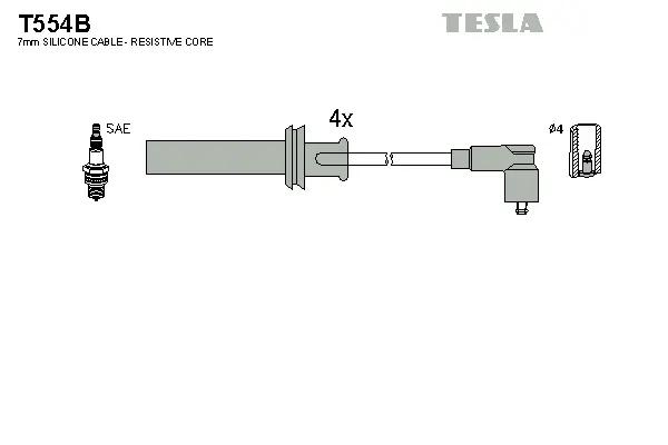 Ignition Cable Kit (T554B)