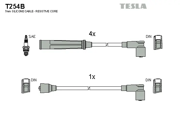 Ignition Cable Kit (T254B)