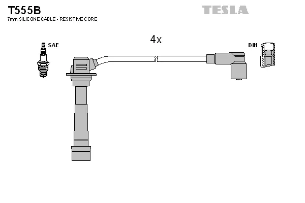 Ignition Cable Kit (T555B)