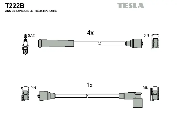 Ignition Cable Kit (T222B)