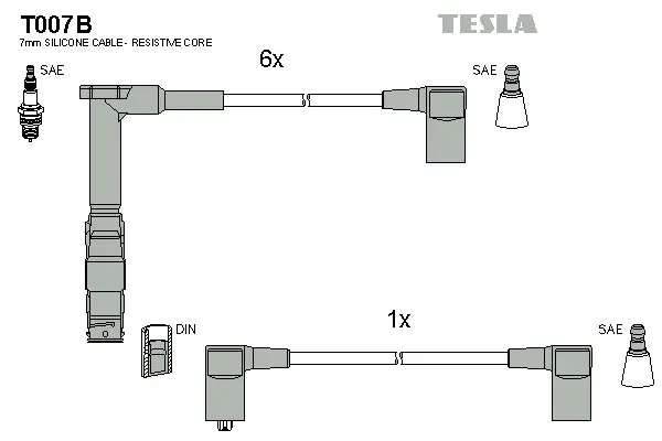 Ignition Cable Kit (T007B)