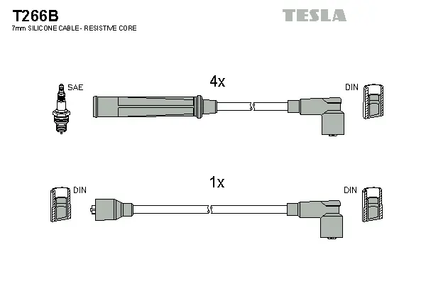 Ignition Cable Kit (T266B)