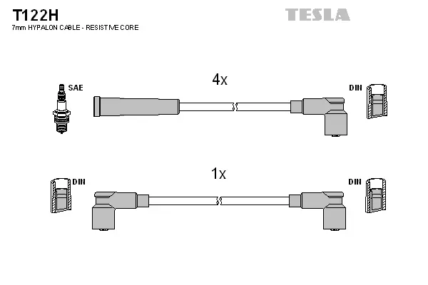 Ignition Cable Kit (T122H)