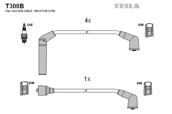 Ignition Cable Kit (T308B)
