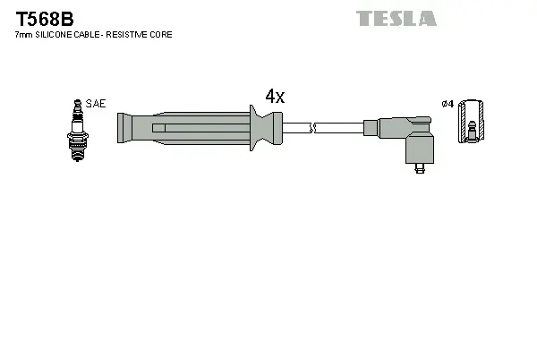 Ignition Cable Kit (T568B)