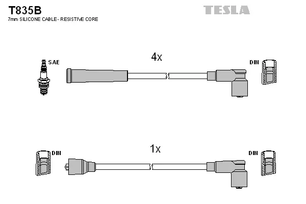 Ignition Cable Kit (T835B)