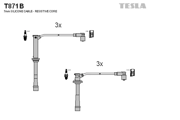 Ignition Cable Kit (T871B)