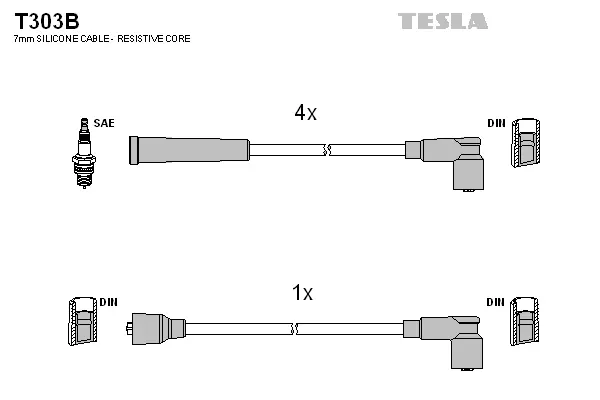 Ignition Cable Kit (T303B)