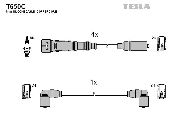Ignition Cable Kit (T650C)
