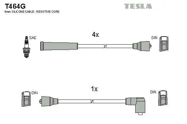 Ignition Cable Kit (T464G)