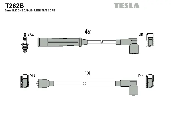 Ignition Cable Kit (T262B)