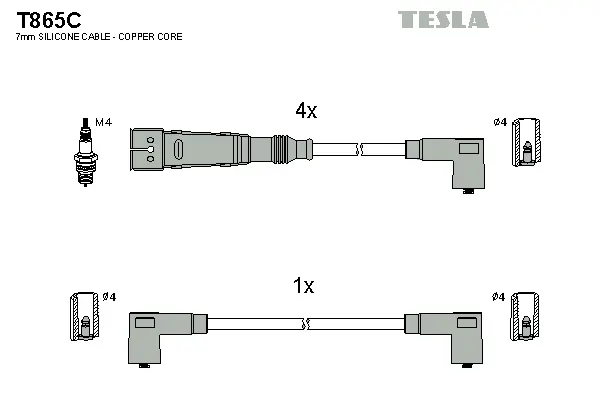 Ignition Cable Kit (T865C)
