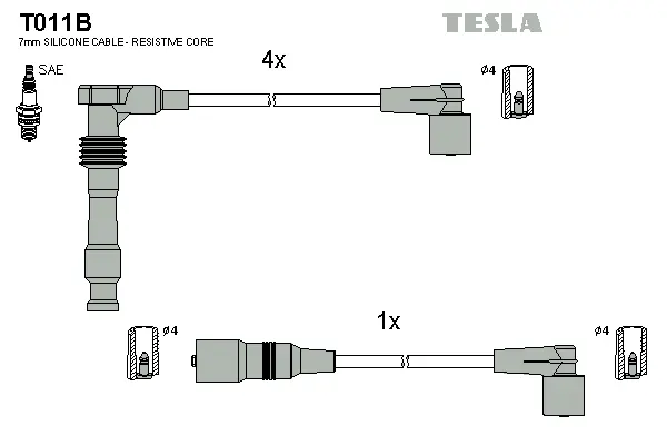 Ignition Cable Kit (T011B)
