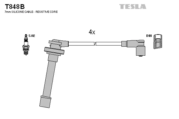 Ignition Cable Kit (T848B)