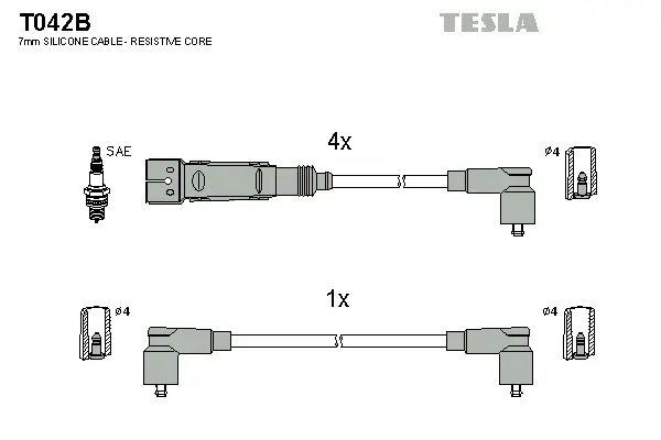 Ignition Cable Kit (T042B)