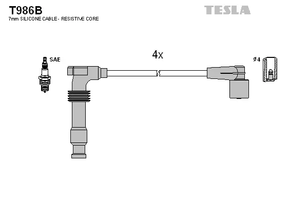 Ignition Cable Kit (T986B)