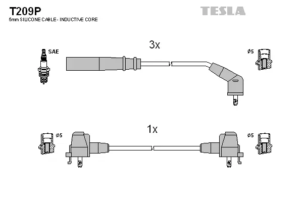 Ignition Cable Kit (T209P)