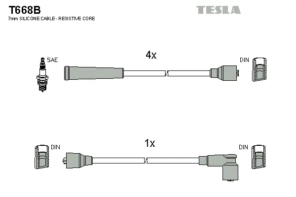 Ignition Cable Kit (T668B)