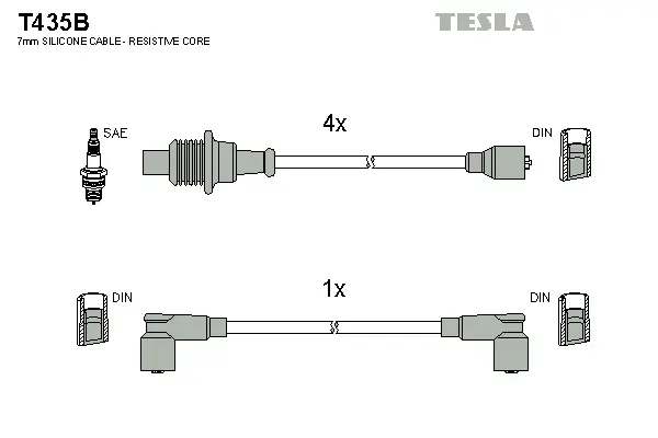 Ignition Cable Kit (T435B)