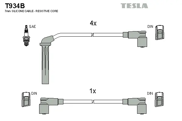 Ignition Cable Kit (T934B)