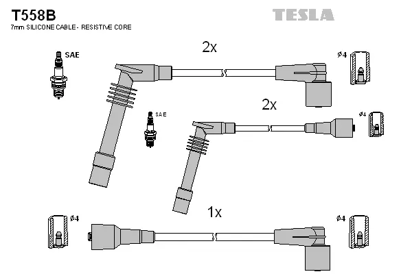 Ignition Cable Kit (T558B)