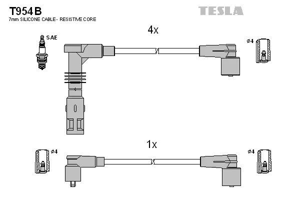 Ignition Cable Kit (T954B)