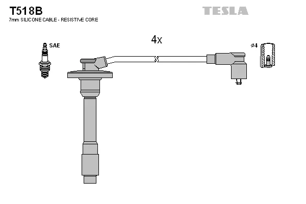 Ignition Cable Kit (T518B)