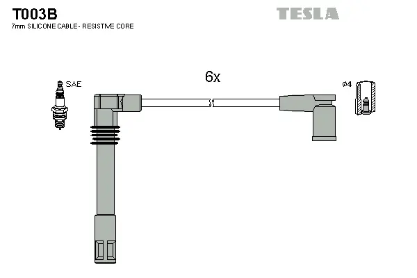 Ignition Cable Kit (T003B)