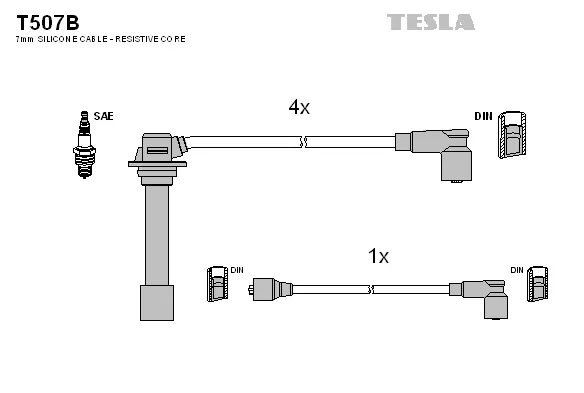 Ignition Cable Kit (T507B)
