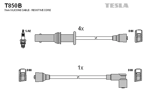 Ignition Cable Kit (T850B)