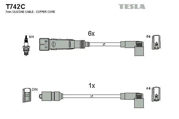 Ignition Cable Kit (T742C)