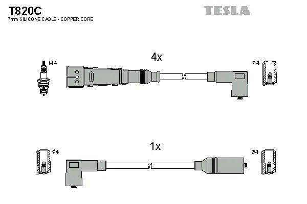 Ignition Cable Kit (T820C)
