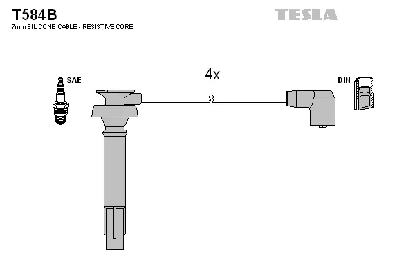 Ignition Cable Kit (T584B)