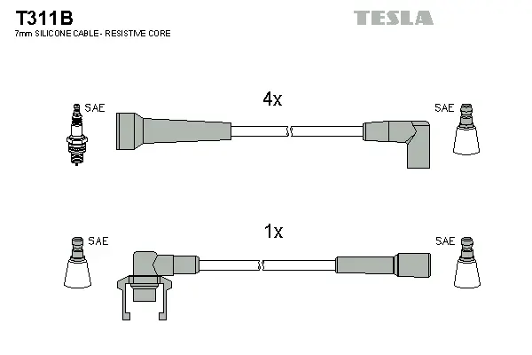 Ignition Cable Kit (T311B)