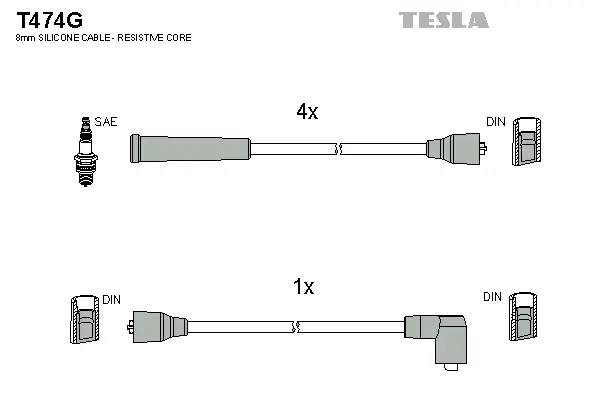 Ignition Cable Kit (T474G)