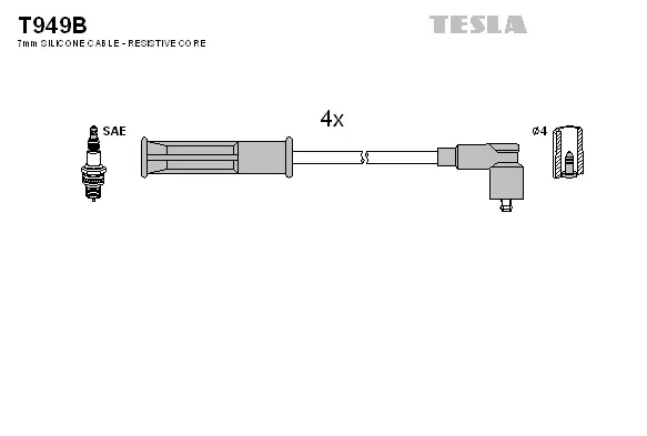 Ignition Cable Kit (T949B)