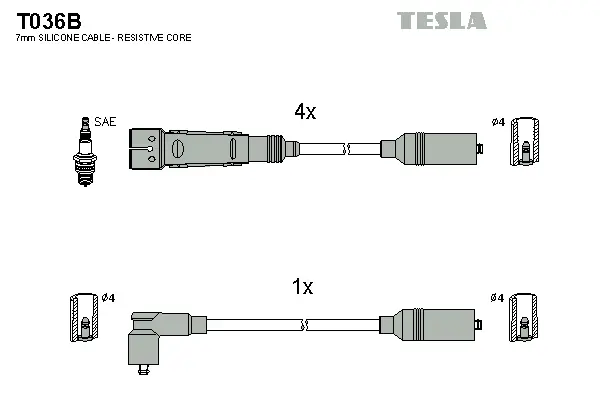 Ignition Cable Kit (T036B)