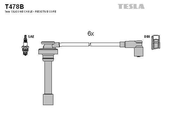 Ignition Cable Kit (T478B)