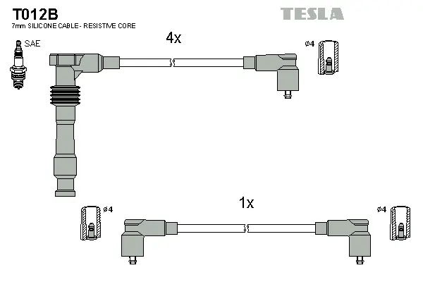 Ignition Cable Kit (T012B)