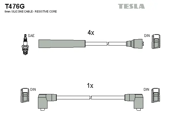 Ignition Cable Kit (T476G)