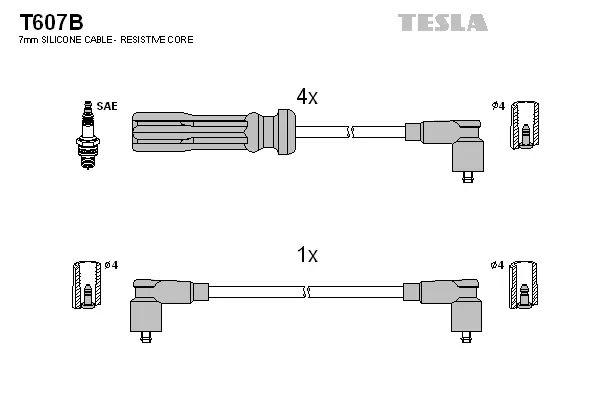 Ignition Cable Kit (T607B)