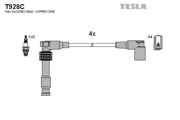 Ignition Cable Kit (T928C)
