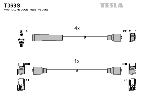Ignition Cable Kit (T369S)