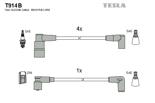 Ignition Cable Kit (T914B)