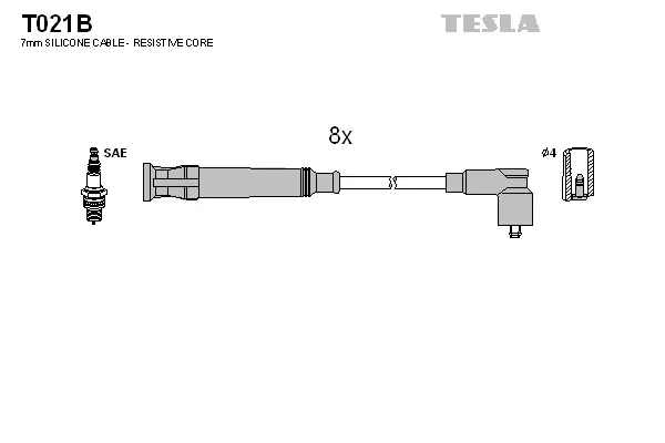 Ignition Cable Kit (T021B)