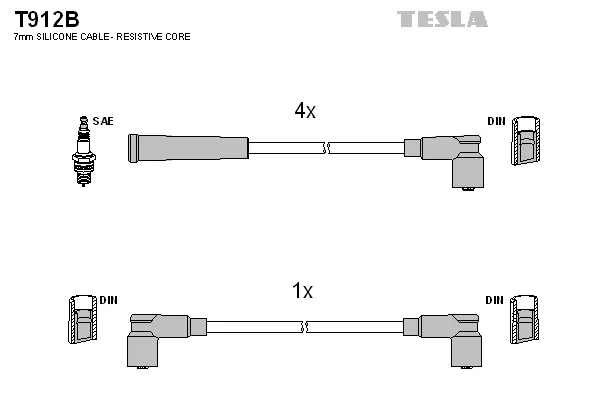 Ignition Cable Kit (T912B)