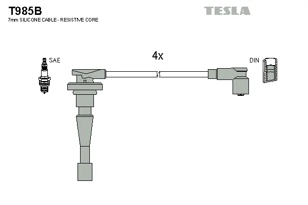 Ignition Cable Kit (T985B)