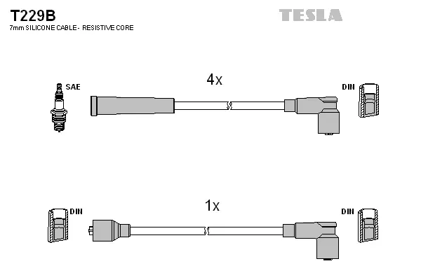 Ignition Cable Kit (T229B)