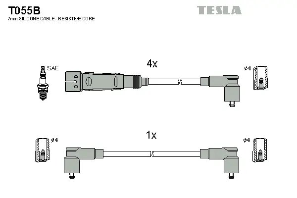 Ignition Cable Kit (T055B)