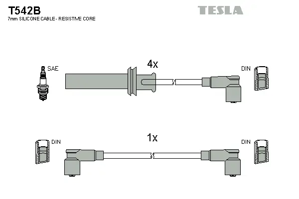 Ignition Cable Kit (T542B)